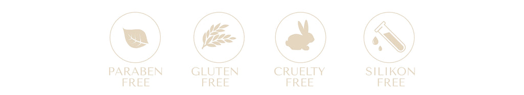 Icons Paraben-frei, Glutenlos, ohne Tierversuche, Silikon-frei für Lippen Gloss von Yves Stöckli
